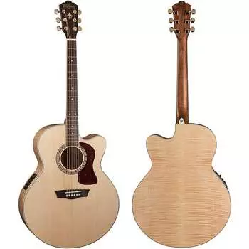 Акустическая гитара Washburn HJ40SCE Heritage Series Jumbo Style Cutaway Spruce Top 6-String Acoustic-Electric Guitar