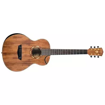 Акустическая гитара Washburn WCGM55K Comfort Series Grand Auditorium Acoustic Guitar, Hawaiian Koa