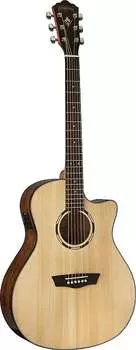 Акустическая гитара Washburn Woodline WLO10SCE Orchestra-Body Acoustic-Electric Guitar