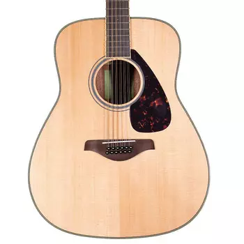 Акустическая гитара Yamaha 12 String Folk Guitar, Sitka Spruce Top, Mahogany Back/Sides, Die Cast Chrome Tuners, Natural
