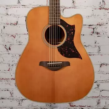 Акустическая гитара Yamaha A1M Dreadnaught из красного дерева Vintage Natural x1145 Yamaha A1M Dreadnaught Guitar Mahogany x1145