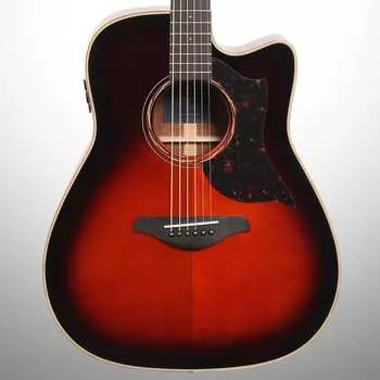 Акустическая гитара Yamaha A3M Acoustic-Electric Guitar, with Case, Tobacco Brown Sunburst