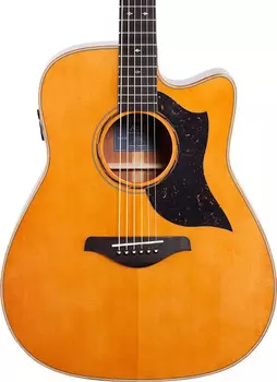 Акустическая гитара Yamaha A5M ARE Solid Wood Acoustic-Electric Guitar, Vintage Natural w/ Hard Case