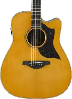 Акустическая гитара Yamaha A5R ARE Solid Wood Acoustic-Electric Guitar, Vintage Natural w/ Hard Case
