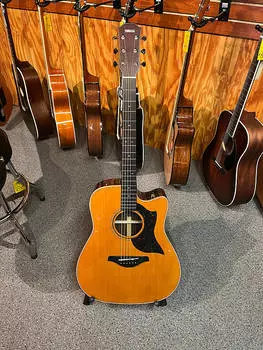 Акустическая гитара Yamaha A5R-VN Dreadnought with Electronics 2010s - Vintage Natural