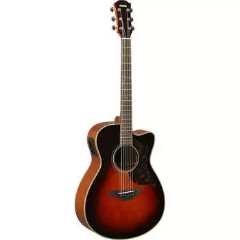 Акустическая гитара Yamaha A-Series AC1M Cutaway Concert Acoustic-Electric Guitar - Tobacco Brown Sunburst