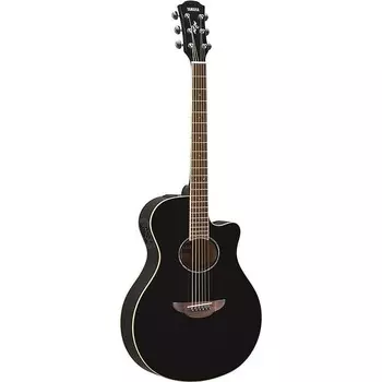 Акустическая гитара Yamaha APX600 Thin Body Acoustic-Electric Guitar - Black