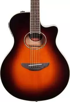 Акустическая гитара Yamaha APX600 Thinline Acoustic-Electric Guitar, Old Violin Sunburst