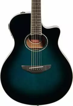 Акустическая гитара Yamaha APX600 Thinline Acoustic-Electric Guitar, Blue Burst