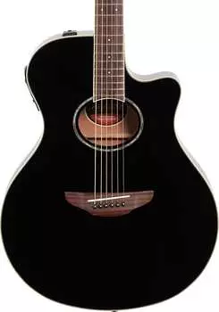 Акустическая гитара Yamaha APX600 Thinline Acoustic-Electric Guitar, Black