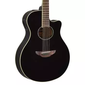 Акустическая гитара Yamaha APX600BL Thinline Acoustic Electric Guitar in Black