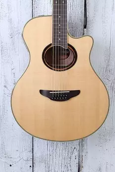 Акустическая гитара Yamaha APX700II 12 String Thinline Cutaway Acoustic Electric Guitar Natural