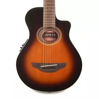 Акустическая гитара Yamaha APXT2 3/4-Size Thinline Spruce/Meranti Old Violin Sunburst w/Pickup