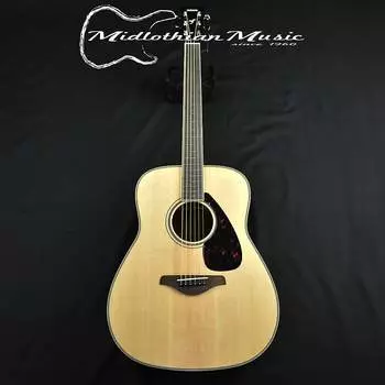 Акустическая гитара Yamaha FG820 Dreadnought — натуральное глянцевое покрытие