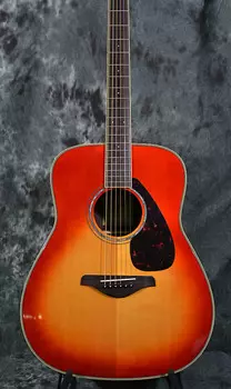Акустическая гитара Yamaha FG830 Autumn Burst с твердым верхом и БЕСПЛАТНОЙ доставкой в ​​тот же день