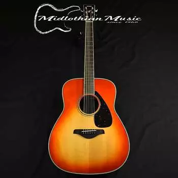 Акустическая гитара Yamaha FG830 Dreadnought Acoustic Guitar - Autumn Burst Gloss Finish