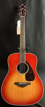 Акустическая гитара Yamaha FG830AB Dreadnought Acoustic Guitar Autumn Burst Finish