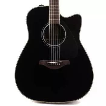 Акустическая гитара Yamaha FGX830C Dreadnought Cutaway Acoustic-Electric Black