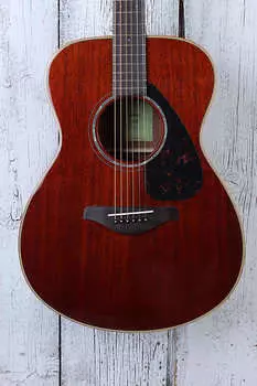 Акустическая гитара Yamaha FS850 Concert Body Acoustic Guitar Solid Mahogany Top Natural Gloss