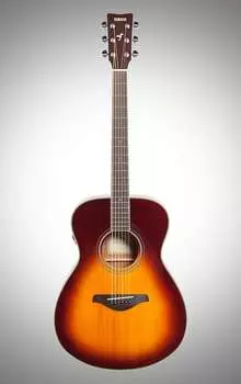 Акустическая гитара Yamaha FS-TA Concert Transacoustic Acoustic-Electric Guitar, Brown Sunburst