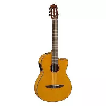 Акустическая гитара Yamaha NCX1 Nylon String Acoustic Electric Guitar w/Flame Maple Back and Sides