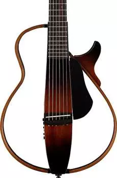 Акустическая гитара Yamaha SLG200S Steel-String Silent Guitar, Tobacco Brown Sunburst w/ Gig Bag