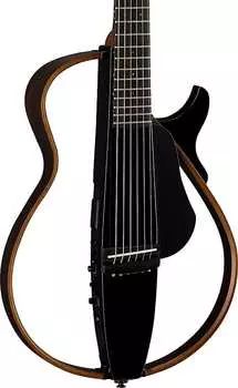 Акустическая гитара Yamaha SLG200S Steel-String Silent Guitar, Translucent Black w/ Gig Bag