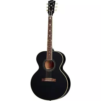 Акустически-электрическая гитара Epiphone, вдохновленная Gibson Custom J-180 LS Ebony