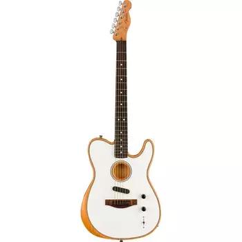 Акустически-электрическая гитара Fender Acoustasonic Player Telecaster Atomic White