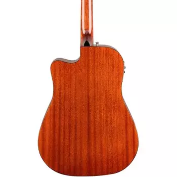 Акустически-электрическая гитара Fender CD-140SCE All-Mahogany Dreadnought с корпусом из красного дерева