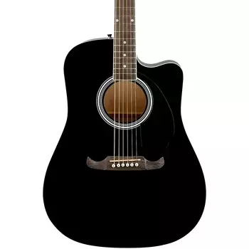 Акустически-электрическая гитара Fender FA-125CE Dreadnought черная