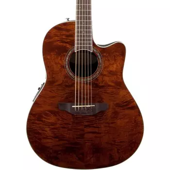 Акустически-электрическая гитара Ovation Celebrity Standard Plus Mid Depth Cutaway с мускатным орехом и кленом