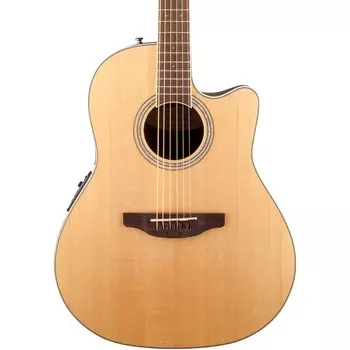 Акустически-электрическая гитара Ovation Celebrity Standard средней глубины с вырезом Natural
