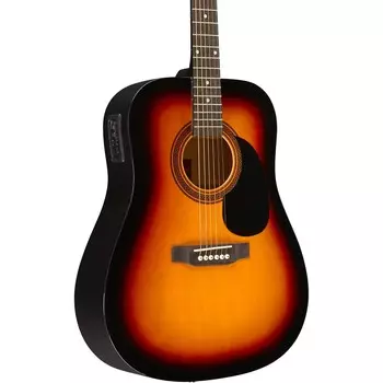 Акустически-электрическая гитара Rogue RA-090 Dreadnought Sunburst