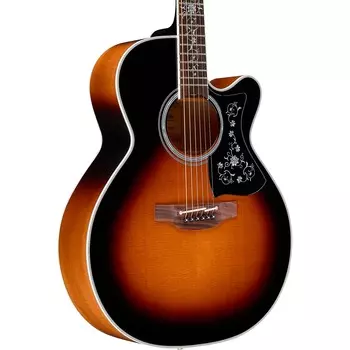 Акустически-электрическая гитара Takamine EF450C Thermal Top Brown Sunburst
