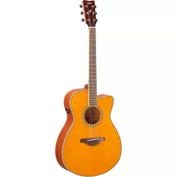 Акустически-электрическая гитара Yamaha FSC-TA TransAcoustic Concert Cutaway, винтажный оттенок