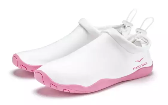 Аква-обувь Venice Beach, купальная обувь, тапочки, водная обувь сверхлегкая и быстросохнущая VEGAN, белый