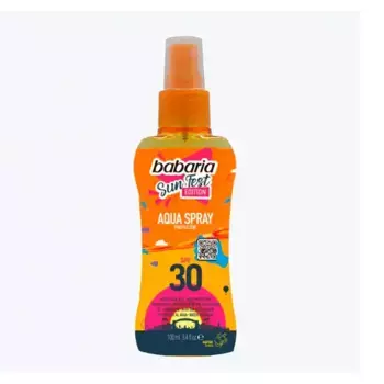Аква спрей spf 30 Sun Fest Edition Babaria, 100 ml