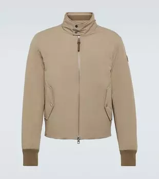 Альбергский пуховик Moncler, серый