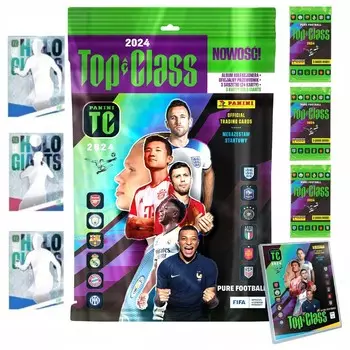 Альбом футбольных карточек Top Class 2024 Fifa Panini Mega Starter Set