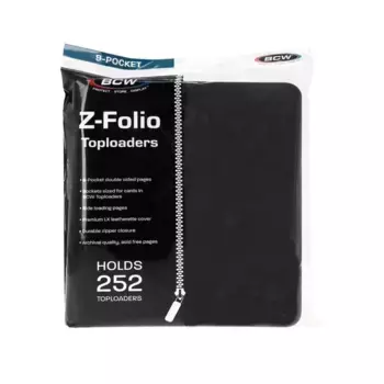 Альбом Z-Folio с 9 карманами LX — устройства с верхней загрузкой — черный, Binders (BCW Supplies)