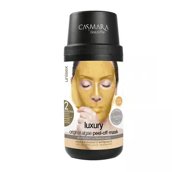 Альгинатная, освежающая маска для лица для 2 поколений luxury original algae peel-off mask Casmara, количество 1 x 2 шт.