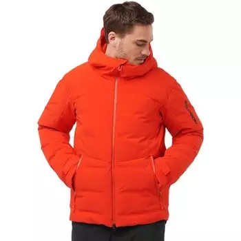 Альпенфлоу пуховая куртка Salomon, красный