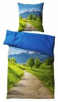 Альпийское постельное белье 135 х 200 см. Sanilo, зеленый