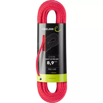 Альпинистская веревка Swift 48 Pro Dry 89 Edelrid, розовый