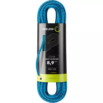 Альпинистская веревка Swift 48 Pro Dry 89 Edelrid, бирюзовый