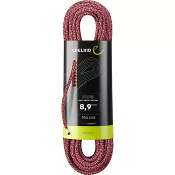 Альпинистская веревка Swift Protect Pro Dry толщиной 8,9 мм Edelrid, красный
