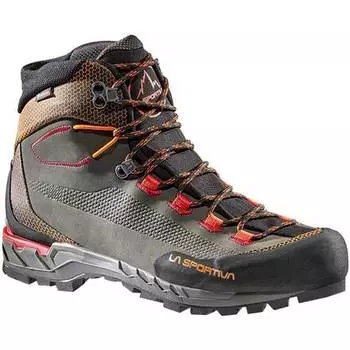 Альпинистские ботинки Trango Tech Leather GTX мужские La Sportiva, цвет Carbon/Hawaiian Sun