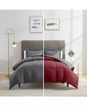 Альтернативное пуховое одеяло, всесезонная стеганая пододеяльник Empyrean Bedding, серый