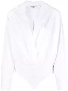 Alaa боди с капюшоном, белый